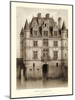 Petite Sepia Chateaux V-Victor Petit-Mounted Art Print