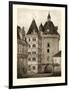 Petite Sepia Chateaux VI-Victor Petit-Framed Art Print