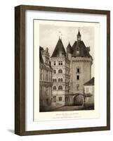 Petite Sepia Chateaux VI-Victor Petit-Framed Art Print