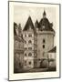 Petite Sepia Chateaux VI-Victor Petit-Mounted Art Print