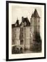 Petite Sepia Chateaux VII-Victor Petit-Framed Art Print