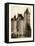 Petite Sepia Chateaux VII-Victor Petit-Framed Stretched Canvas