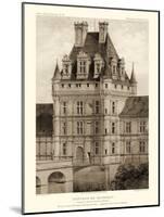 Petite Sepia Chateaux VIII-Victor Petit-Mounted Art Print