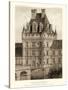 Petite Sepia Chateaux VIII-Victor Petit-Stretched Canvas