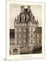 Petite Sepia Chateaux VIII-Victor Petit-Mounted Art Print