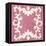 Petite Suzani in Pink-Chariklia Zarris-Framed Stretched Canvas