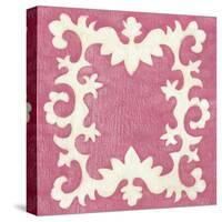 Petite Suzani in Pink-Chariklia Zarris-Stretched Canvas