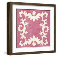 Petite Suzani in Pink-Chariklia Zarris-Framed Art Print