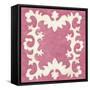 Petite Suzani in Pink-Chariklia Zarris-Framed Stretched Canvas