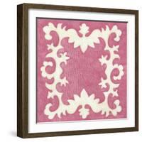 Petite Suzani in Pink-Chariklia Zarris-Framed Art Print