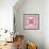 Petite Suzani in Pink-Chariklia Zarris-Framed Art Print displayed on a wall