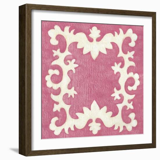 Petite Suzani in Pink-Chariklia Zarris-Framed Art Print