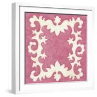 Petite Suzani in Pink-Chariklia Zarris-Framed Art Print