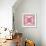 Petite Suzani in Pink-Chariklia Zarris-Framed Art Print displayed on a wall