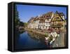 Petite Venise, Colmar, Alsace, France-Walter Rawlings-Framed Stretched Canvas