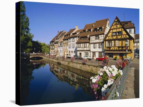 Petite Venise, Colmar, Alsace, France-Walter Rawlings-Stretched Canvas