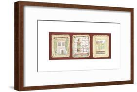 Petites Maisons de Provence-Jane Claire-Framed Giclee Print