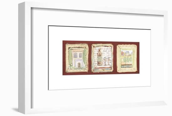 Petites Maisons de Provence-Jane Claire-Framed Giclee Print