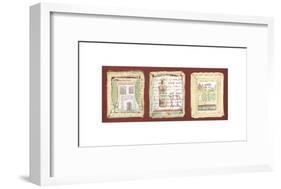 Petites Maisons de Provence-Jane Claire-Framed Giclee Print