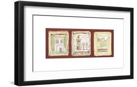 Petites Maisons de Provence-Jane Claire-Framed Giclee Print