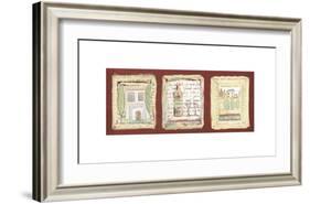 Petites Maisons de Provence-Jane Claire-Framed Giclee Print