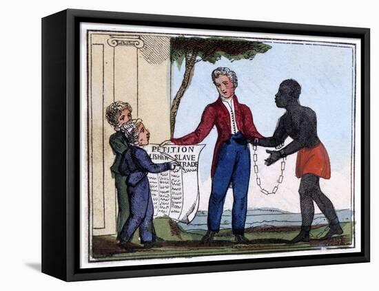 Petition for Abolishing Slavery, 1826-Amelia Alderson Opie-Framed Stretched Canvas