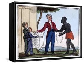 Petition for Abolishing Slavery, 1826-Amelia Alderson Opie-Framed Stretched Canvas