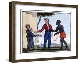 Petition for Abolishing Slavery, 1826-Amelia Alderson Opie-Framed Giclee Print