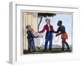 Petition for Abolishing Slavery, 1826-Amelia Alderson Opie-Framed Giclee Print