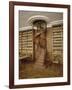 Petits Appartements : Bibliothèque particulière de l'Empereur. Décor de boiseries et dessus de-null-Framed Giclee Print