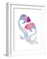 Petits Poissons-null-Framed Giclee Print