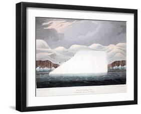 Petowacx, Formation of an Iceberg, Illustration from 'A Voyage of Discovery...', 1819-John Ross-Framed Giclee Print