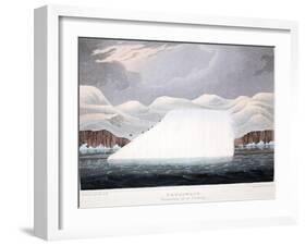 Petowacx, Formation of an Iceberg, Illustration from 'A Voyage of Discovery...', 1819-John Ross-Framed Giclee Print