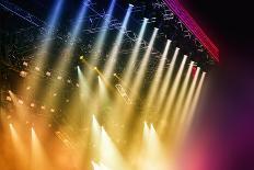 Colorful Stage Lights at Concert-Petr Jilek-Photographic Print