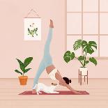 Cat Yoga-Petra Holíková-Giclee Print