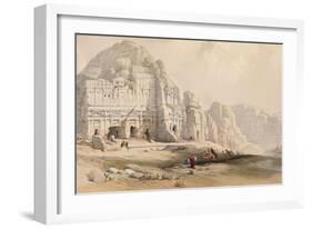 Petra, March 8th, 1839-David Roberts-Framed Giclee Print