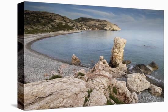 Petra Tou Romiou (Aphrodites Rock) Pissouri Bay, Near Paphos, Cyprus, March 2009-Lilja-Stretched Canvas