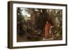 Petrarca at the Source of Vaucluse, 1867-Arnold Böcklin-Framed Giclee Print