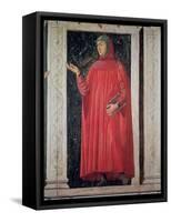 Petrarch (1304-74) from the Villa Carducci Series of Famous Men and Women, circa 1450-Andrea del Castagno-Framed Stretched Canvas