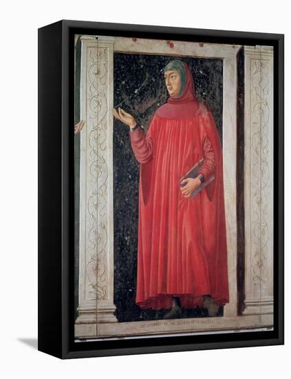 Petrarch (1304-74) from the Villa Carducci Series of Famous Men and Women, circa 1450-Andrea del Castagno-Framed Stretched Canvas