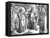 Petrarch and Carl IV-Oscar Pletsch-Framed Stretched Canvas