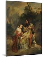 Petrarch and Laura, 1842-Nicaise De Keyser-Mounted Giclee Print