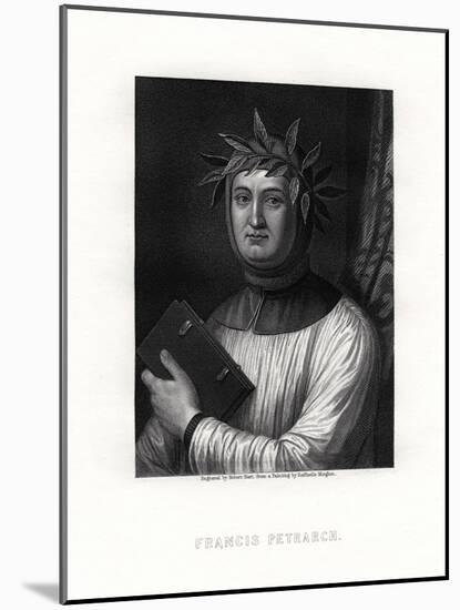 Petrarch, Italian Scholar, Poet, and Early Humanist, 19th Century-Robert Hart-Mounted Giclee Print