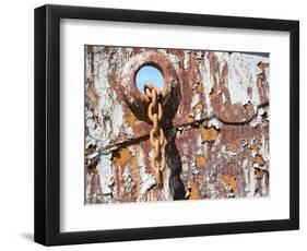 Petrel whale catcher. Grytviken Whaling Station, South Georgia Island-Martin Zwick-Framed Photographic Print