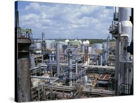 Petro-Chemical Plant-Hans Peter Merten-Stretched Canvas