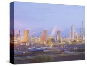 Petrochemcials Plant, Grangemouth, Falkirk, Stirlingshire, Scotland, UK-Roy Rainford-Stretched Canvas