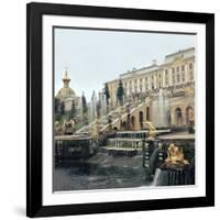 Petrodovorets Palace Near St Petersburg, 19th Century-CM Dixon-Framed Photographic Print