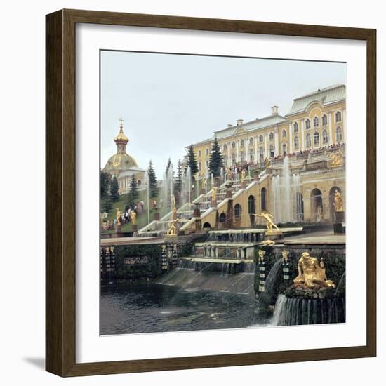 Petrodovorets Palace Near St Petersburg, 19th Century-CM Dixon-Framed Photographic Print