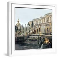 Petrodovorets Palace Near St Petersburg, 19th Century-CM Dixon-Framed Photographic Print