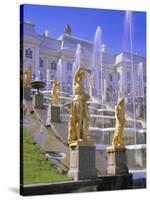 Petrodvorets (Peterhof) (Summer Palace), Near St. Petersburg, Russia, Europe-Gavin Hellier-Stretched Canvas